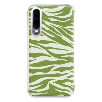 Abstract Green Print Phone Case for Huawei P30