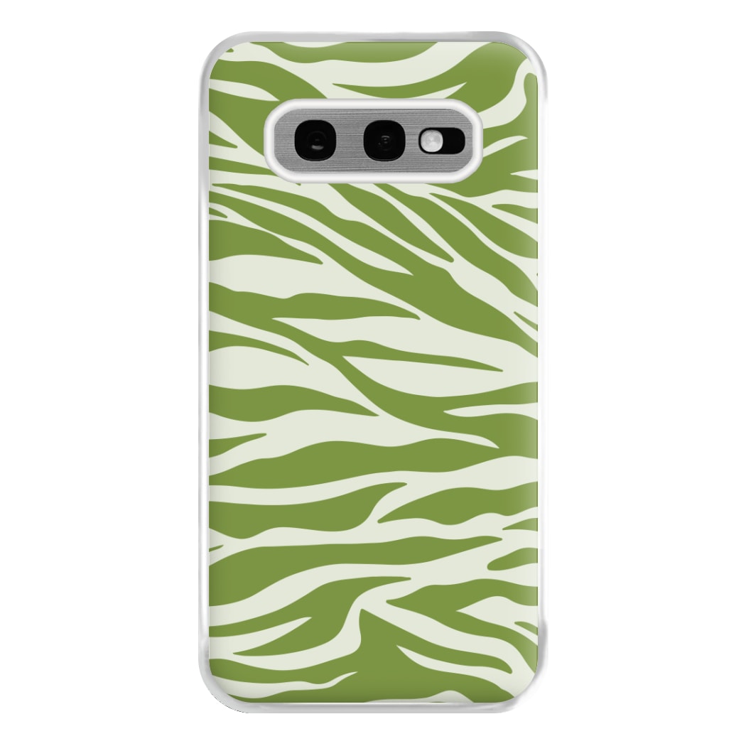 Abstract Green Print Phone Case for Galaxy S10e