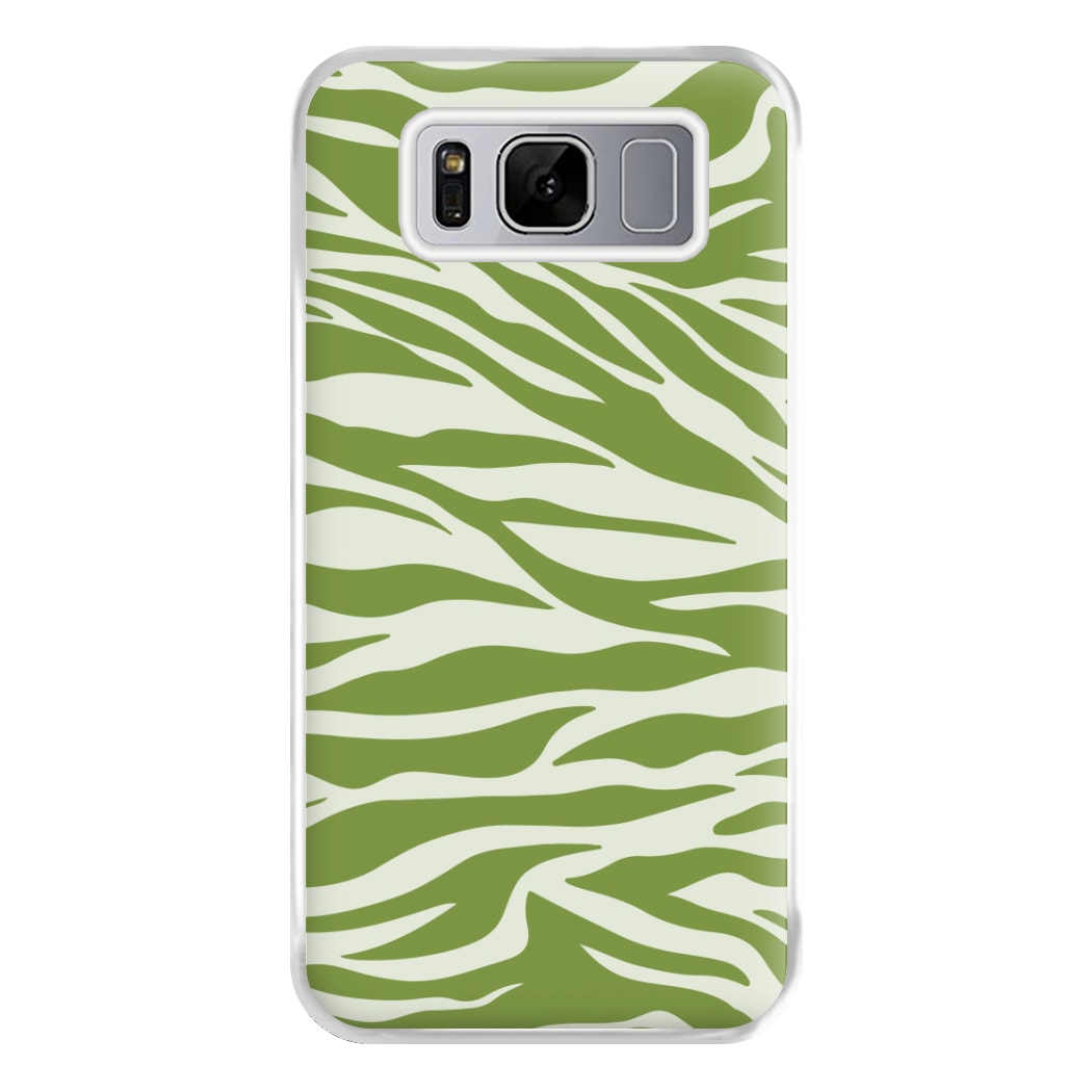 Abstract Green Print Phone Case for Galaxy S8 Plus