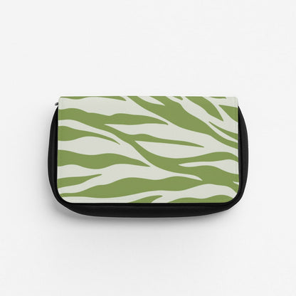 Abstract Green Print Pencil Case