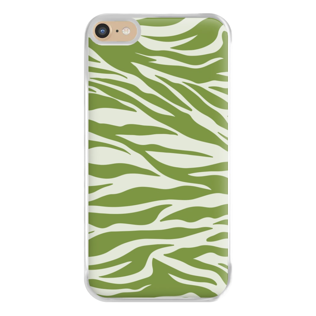 Abstract Green Print Phone Case for iPhone 6 Plus / 7 Plus / 8 Plus