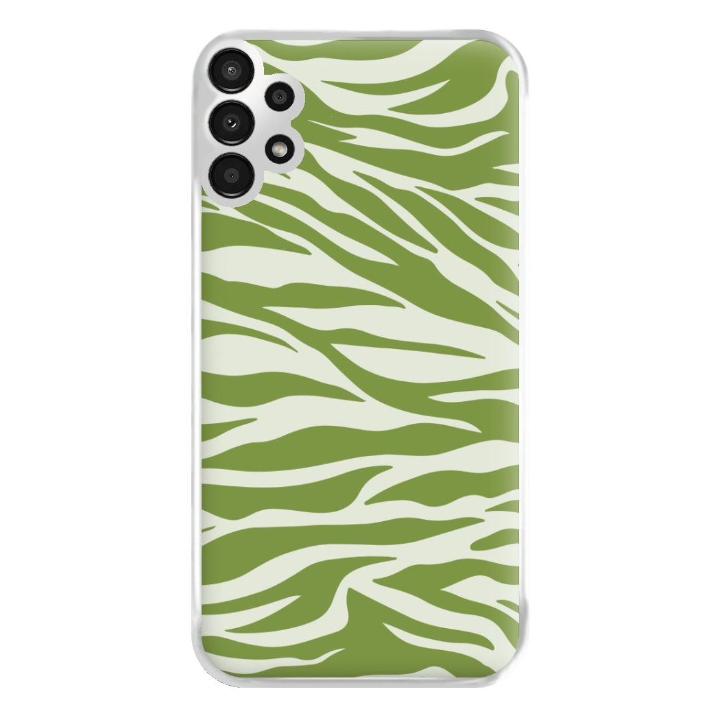 Abstract Green Print Phone Case for Galaxy A13