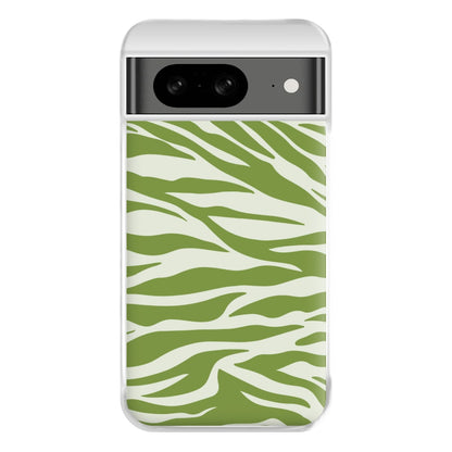 Abstract Green Print Phone Case for Google Pixel 8