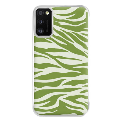 Abstract Green Print Phone Case for Galaxy A41