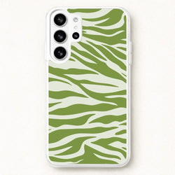 Abstract Green Print Phone Case for Galaxy S26 Ultra