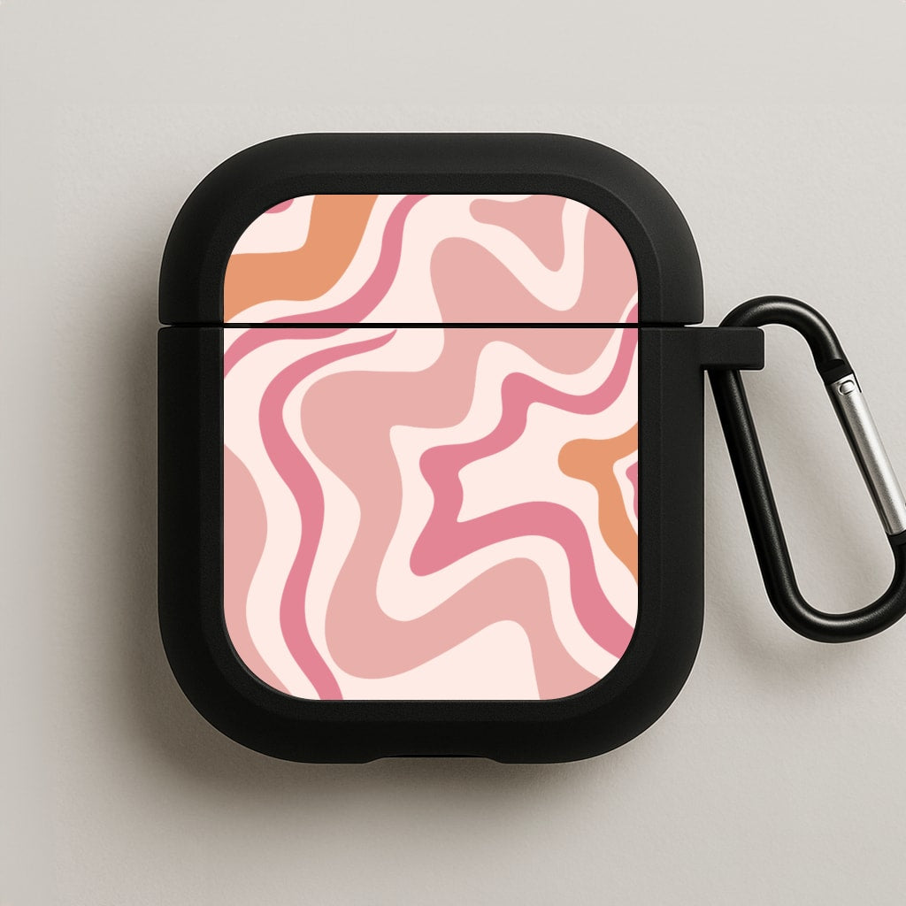 Pink Waves AirPods Case