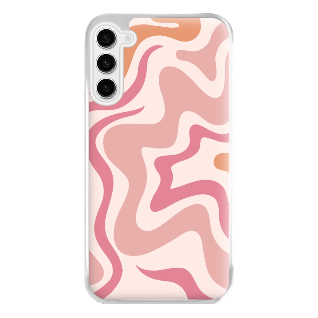 Pink Waves Phone Case for Galaxy S23FE