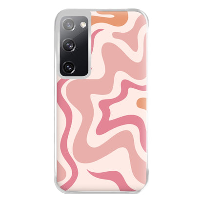 Pink Waves Phone Case for Galaxy S20