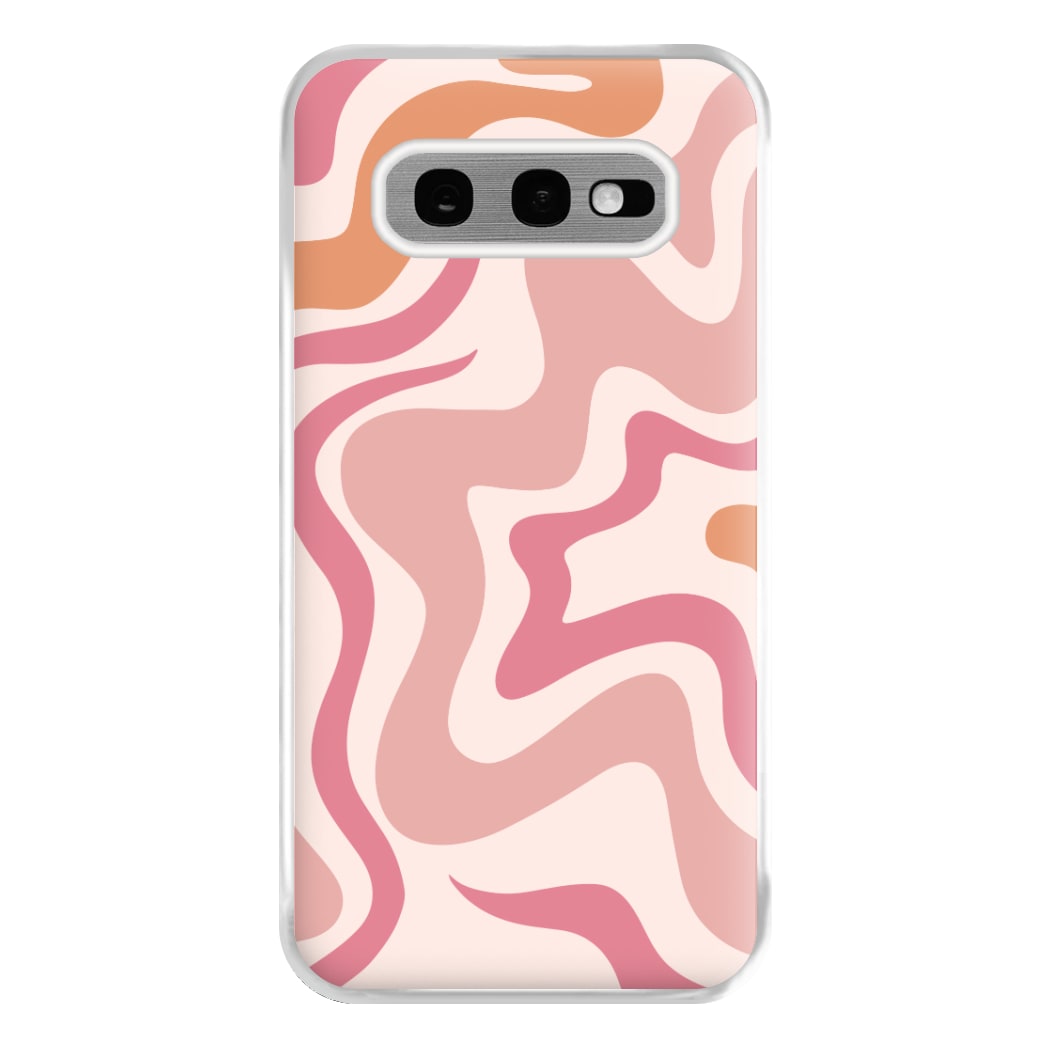 Pink Waves Phone Case for Galaxy S10e