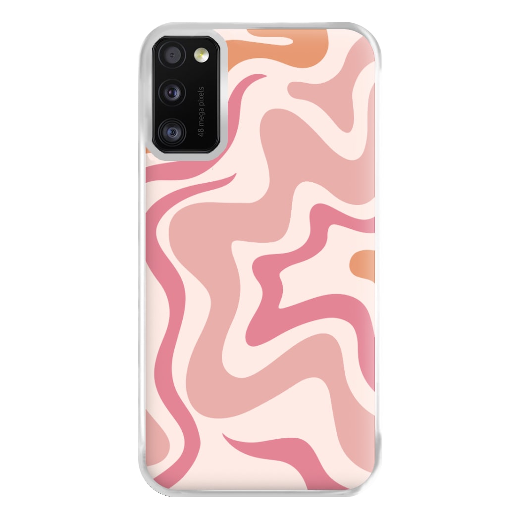 Pink Waves Phone Case for Galaxy A41