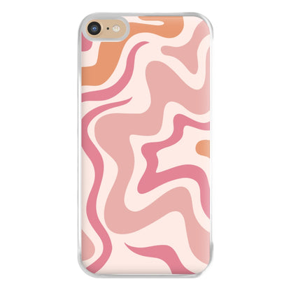 Pink Waves Phone Case for iPhone 6 Plus / 7 Plus / 8 Plus