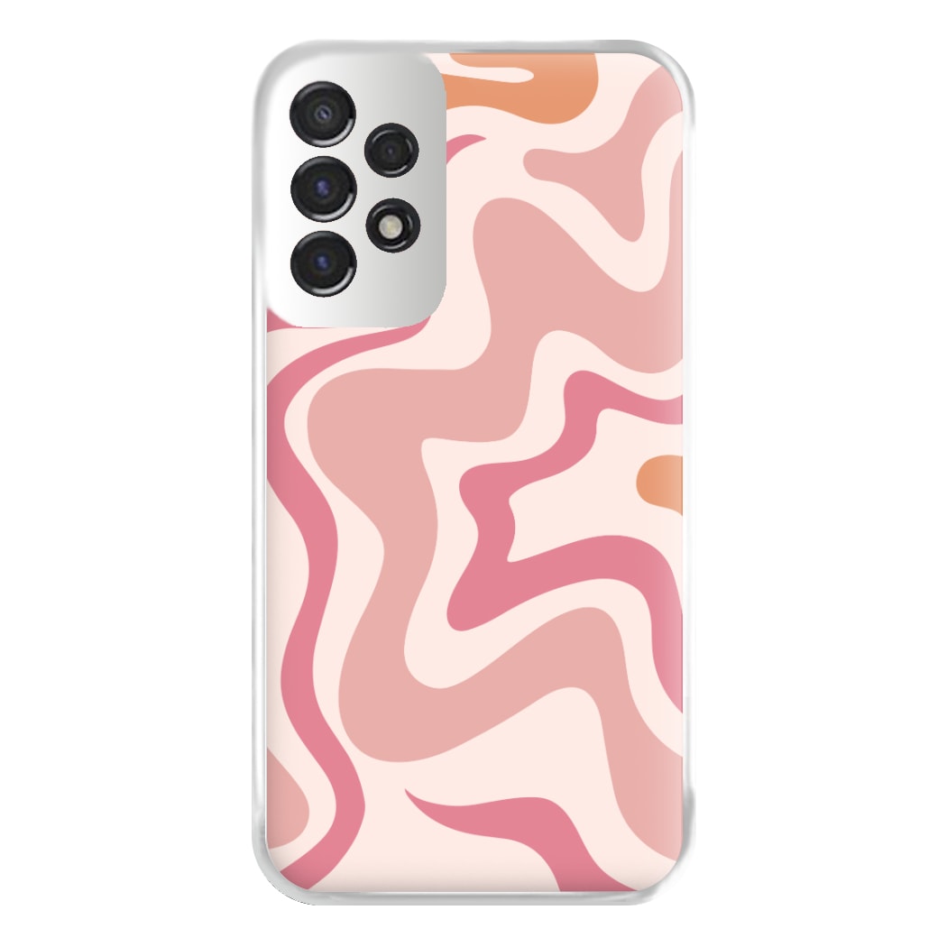 Pink Waves Phone Case for Galaxy A53