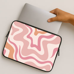 Pink Waves MacBook Case
