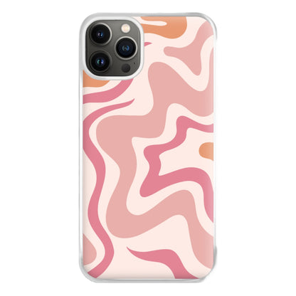 Pink Waves Phone Case for iPhone 13