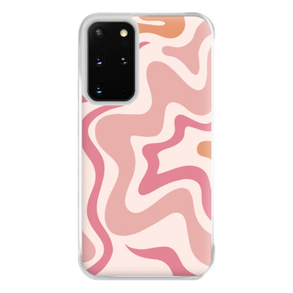 Pink Waves Phone Case for Galaxy S20 Plus