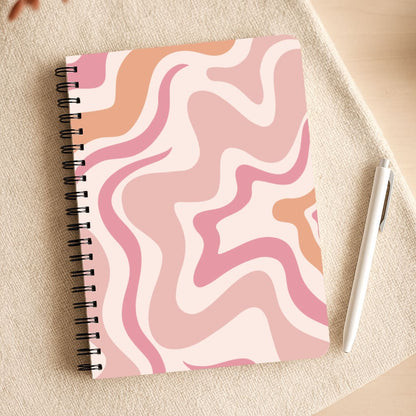 Pink Waves Notepad