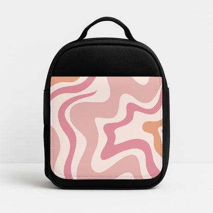 Pink Waves Insulated Lunchbox