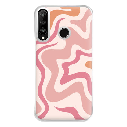 Pink Waves Phone Case for Huawei P30 Lite