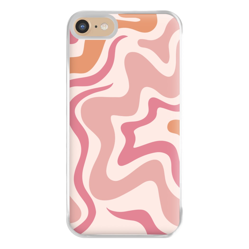 Pink Waves Phone Case for iPhone 6 / 7 / 8 / SE