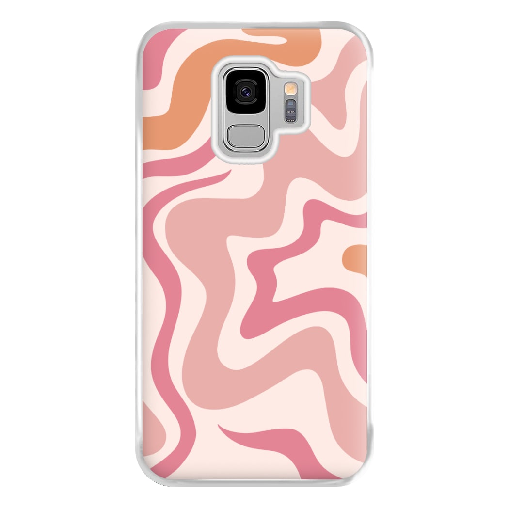 Pink Waves Phone Case for Galaxy S9 Plus