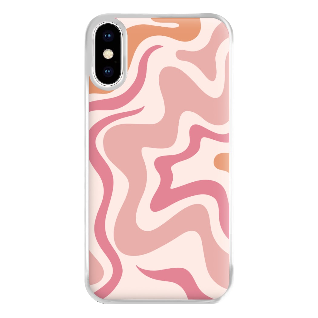 Pink Waves Phone Case for iPhone XS Max