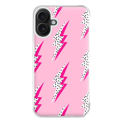 Lightning Bolt Phone Case for iPhone 16 Plus