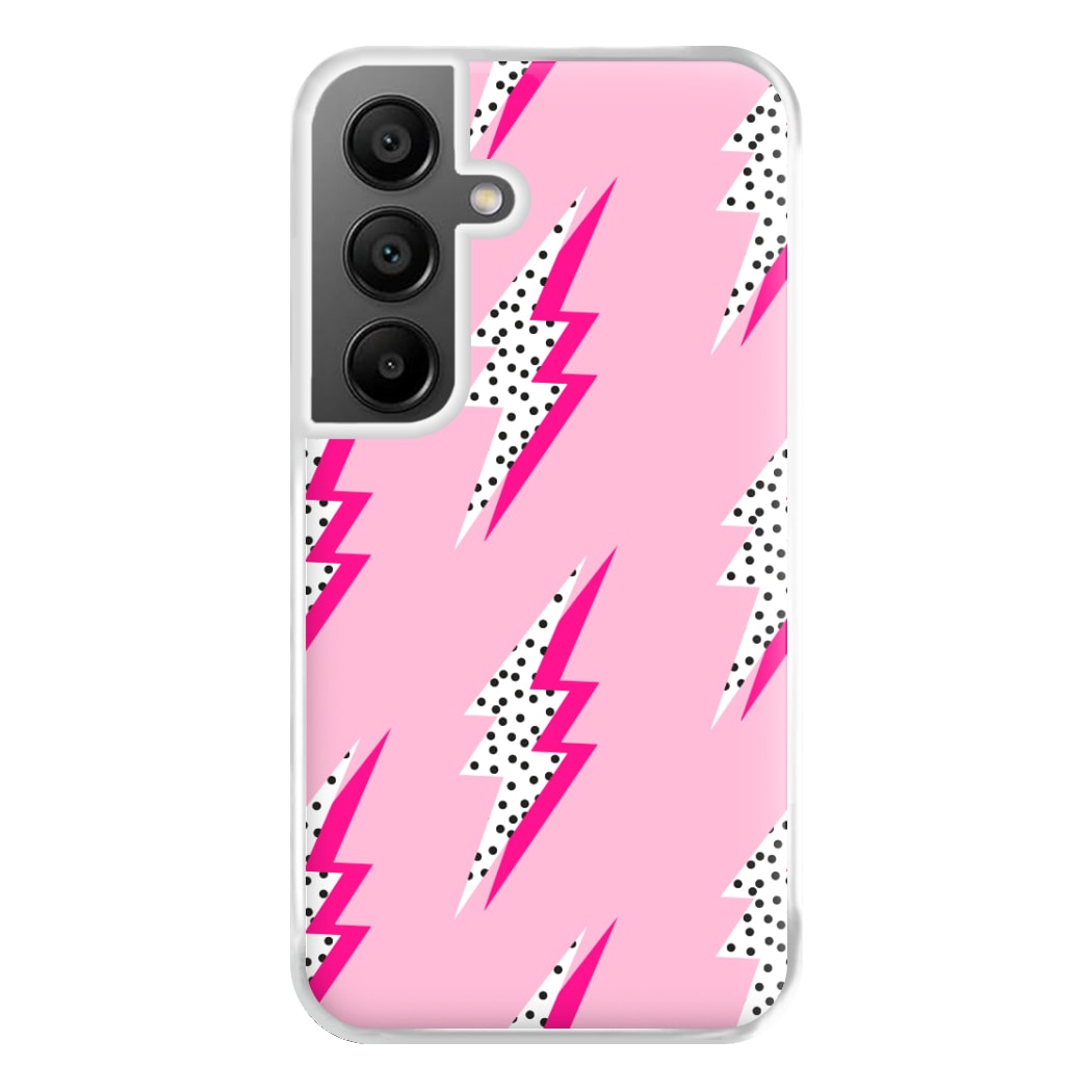 Lightning Bolt Phone Case for Galaxy A55