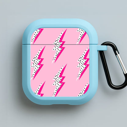 Lightning Bolt Blue AirPods Case