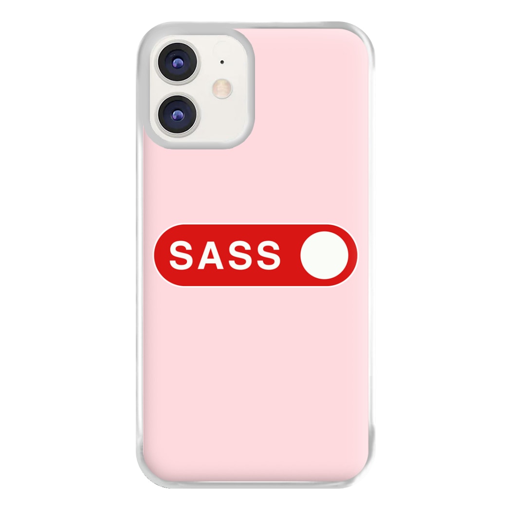 Sass Switched On Phone Case for iPhone 12 / 12 Pro