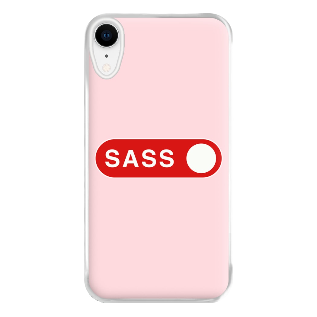 Sass Switched On Phone Case for iPhone XR