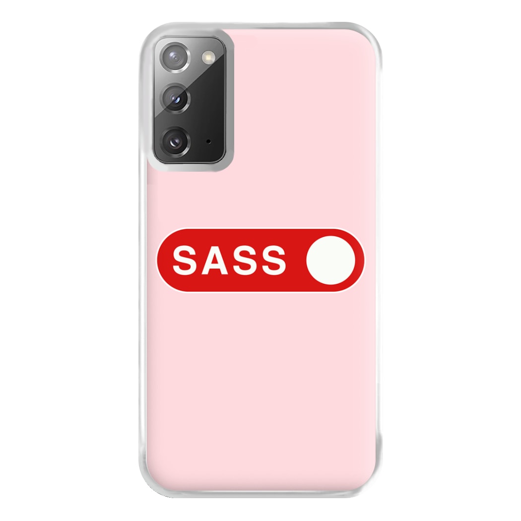 Sass Switched On Phone Case for Galaxy Note 20 Ultra