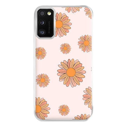 Peach Daisy Phone Case for Galaxy A41