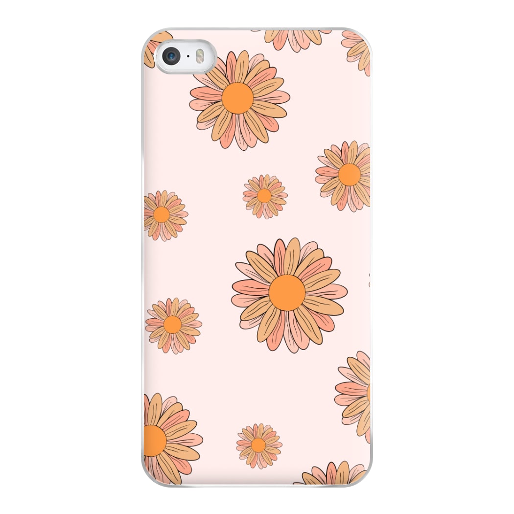 Peach Daisy Phone Case for iPhone 5 / 5s / SE 2016