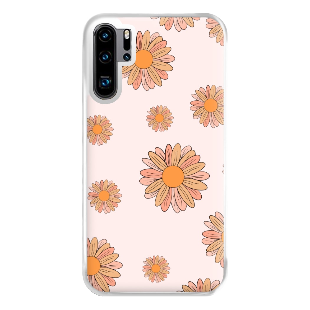 Peach Daisy Phone Case for Huawei P30 Pro