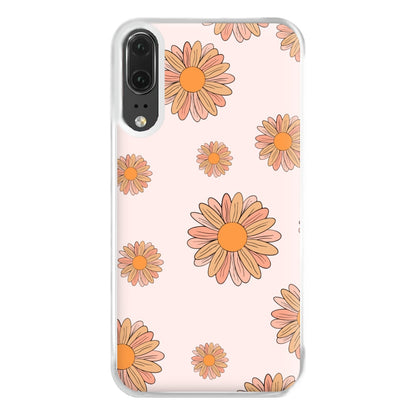 Peach Daisy Phone Case for Huawei P20