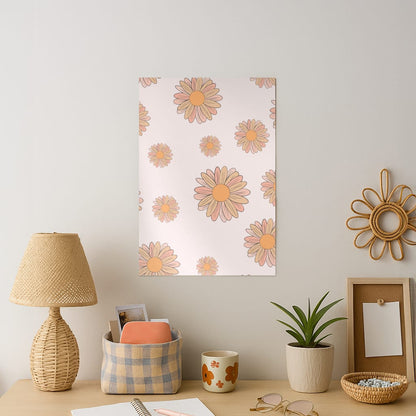 Peach Daisy Art Print