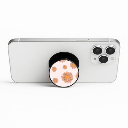 Peach Daisy Phone Stand