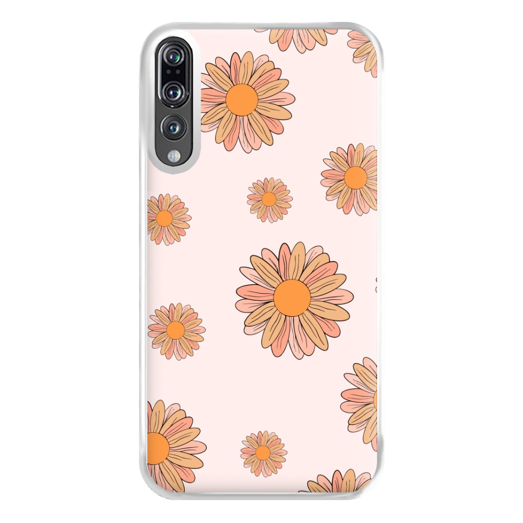 Peach Daisy Phone Case for Huawei P20 Pro