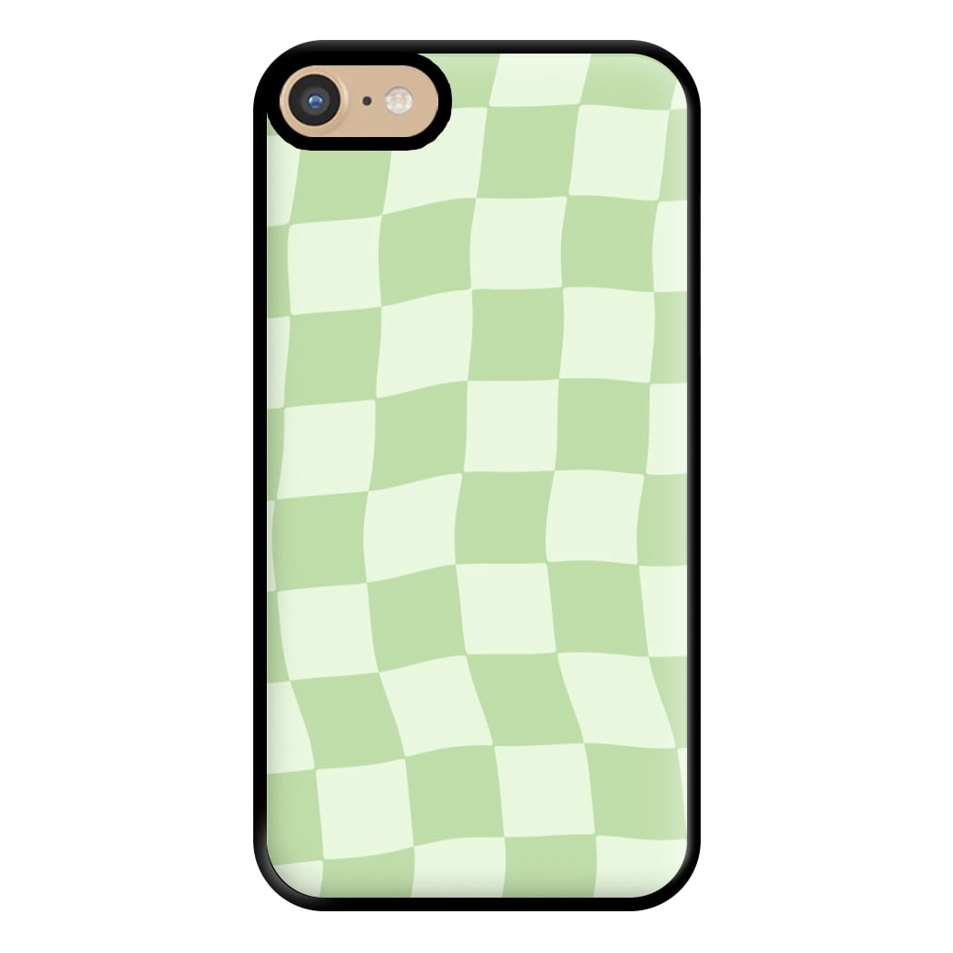 Green Checkers Phone Case for iPhone 6 / 7 / 8 / SE