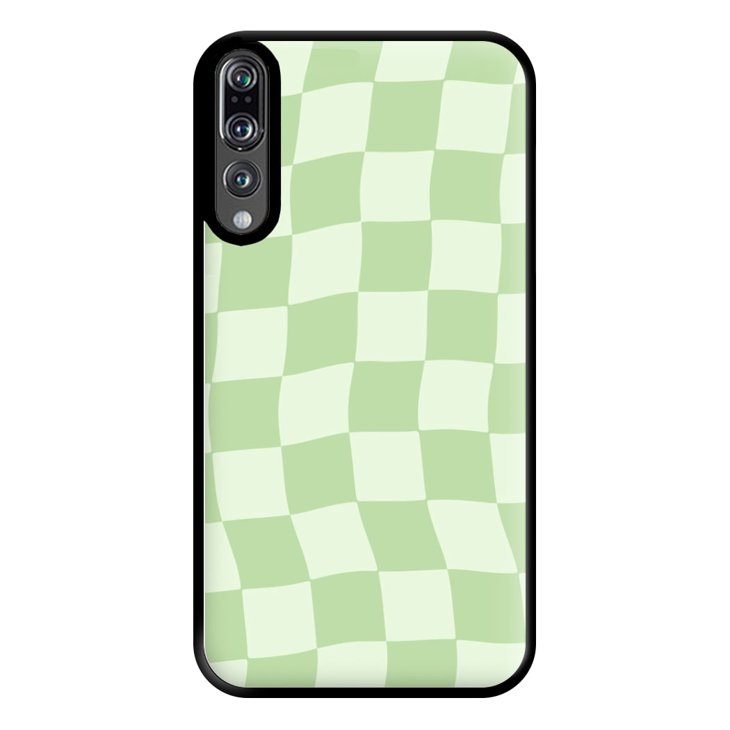 Green Checkers Phone Case for Huawei P20 Pro