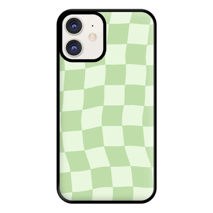 Green Checkers Phone Case for iPhone 11