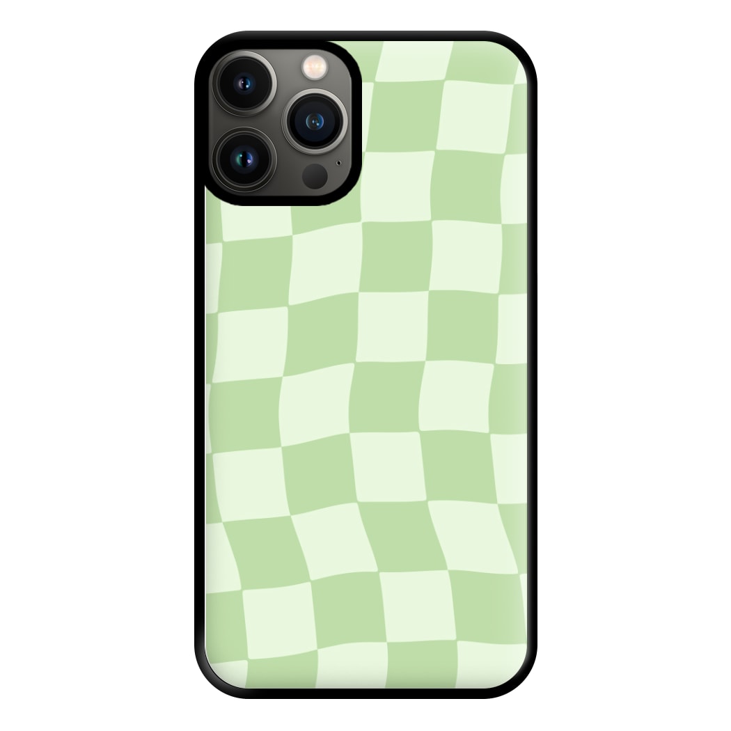 Green Checkers Phone Case for iPhone 11 Pro Max