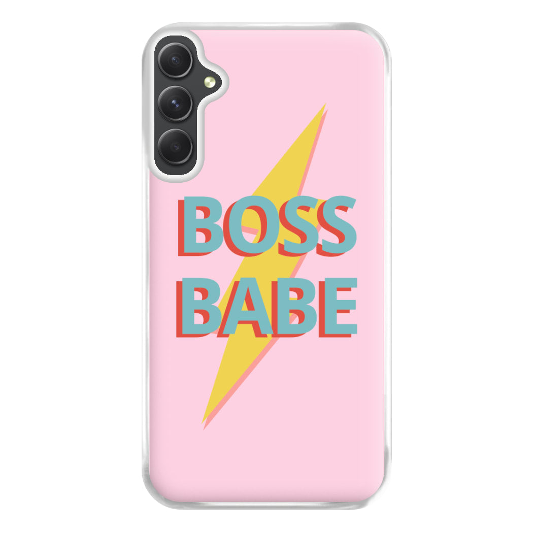 Boss Babe Phone Case for Galaxy A34