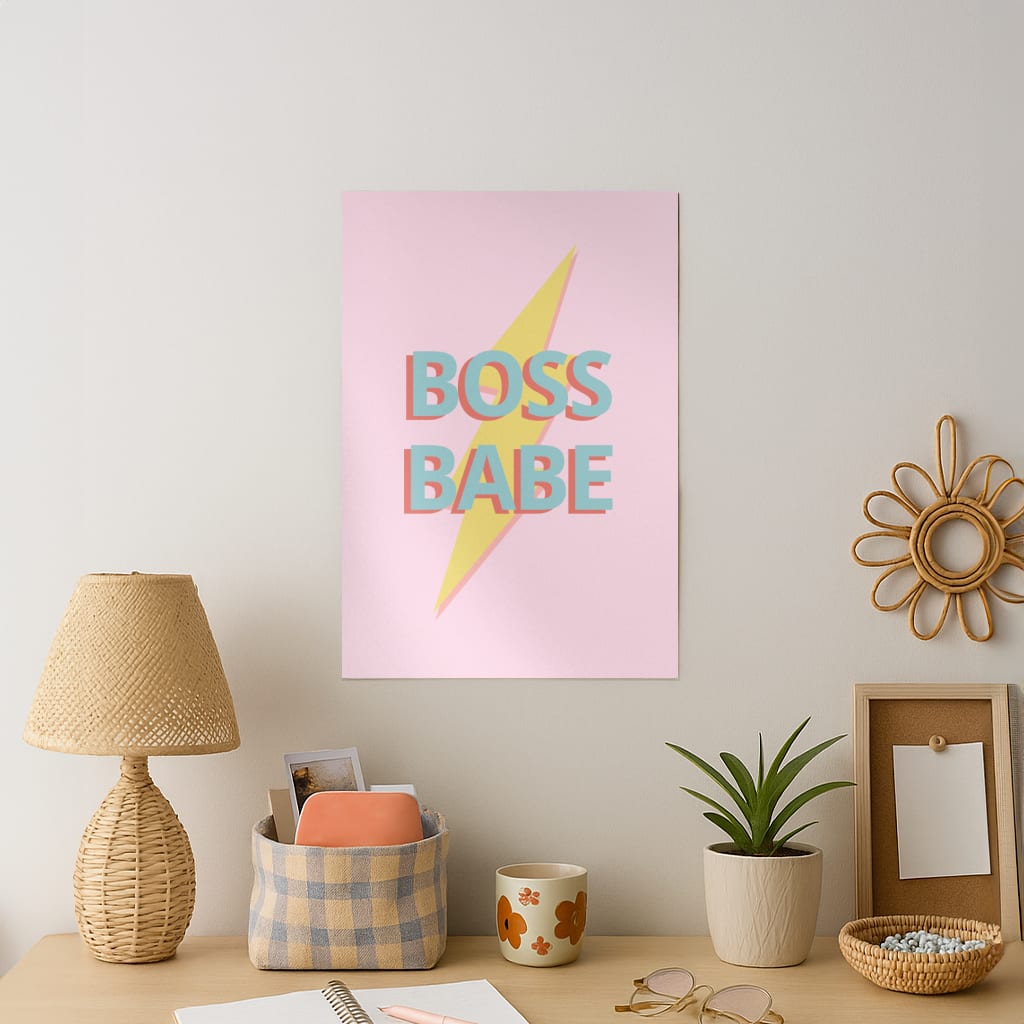 Boss Babe Art Print