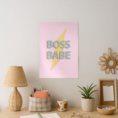 Boss Babe Art Print