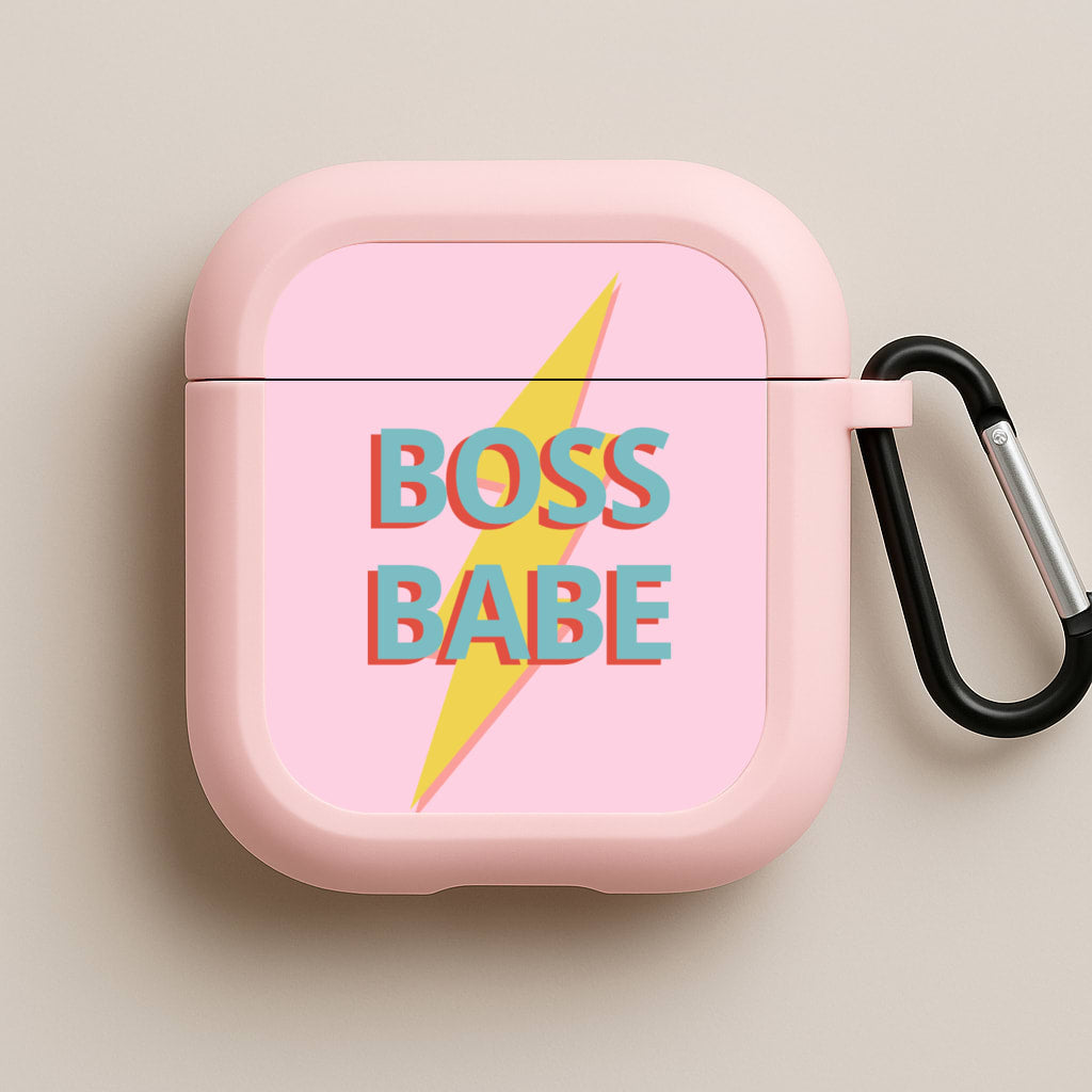 Boss Babe Pink AirPods Case