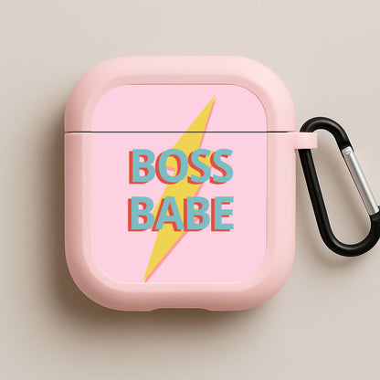 Boss Babe Pink AirPods Case