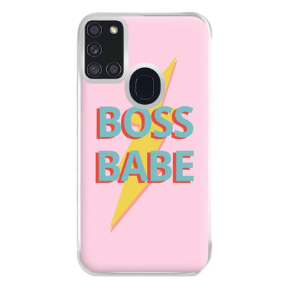 Boss Babe Phone Case for Galaxy A21s