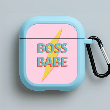Boss Babe Blue AirPods Case