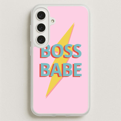 Boss Babe Phone Case for Galaxy S25FE